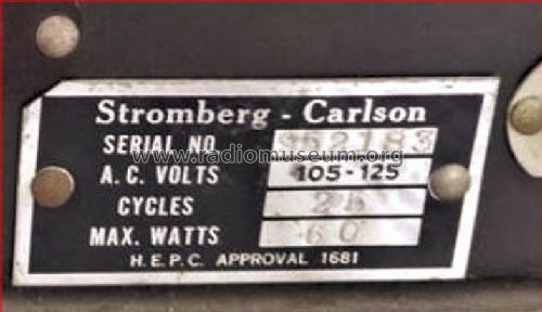952 ; Stromberg Carlson (ID = 2712354) Radio