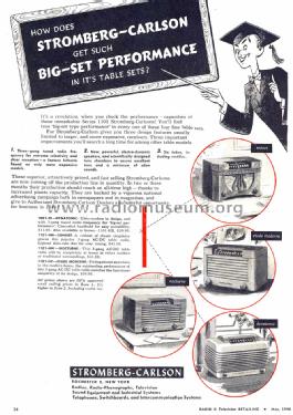 1101-HY Etude Moderne Series 10; Stromberg-Carlson Co (ID = 1082166) Radio