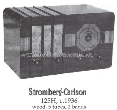 125 AC-DC ; Stromberg-Carlson Co (ID = 1479252) Radio