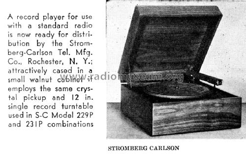 231-P ; Stromberg-Carlson Co (ID = 998803) Radio