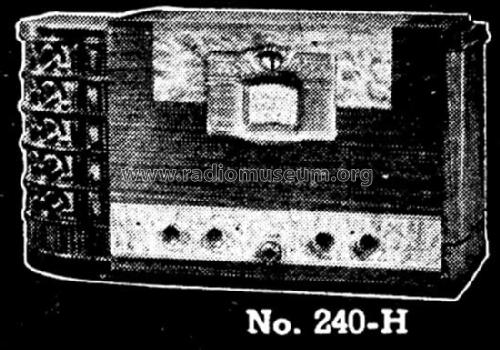 240-H Ch= P-27244; Stromberg-Carlson Co (ID = 1002131) Radio