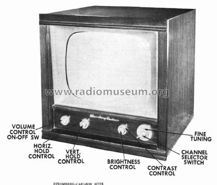 417TX ; Stromberg-Carlson Co (ID = 3090021) Télévision