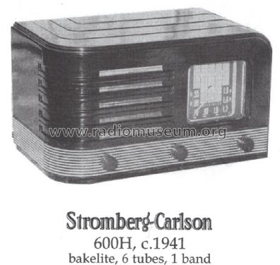 600-H Ch= 33196; Stromberg-Carlson Co (ID = 1479269) Radio