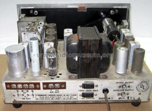AM/FM Tuner SR-402; Stromberg-Carlson Co (ID = 2091672) Radio