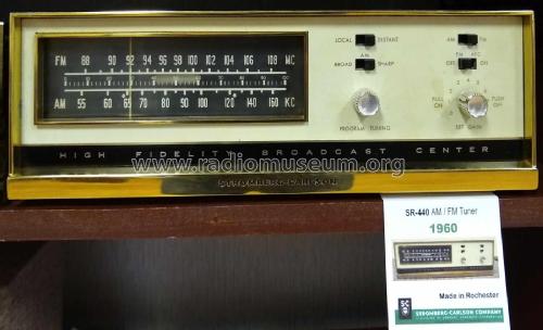 AM/FM Tuner SR-440; Stromberg-Carlson Co (ID = 2485011) Radio