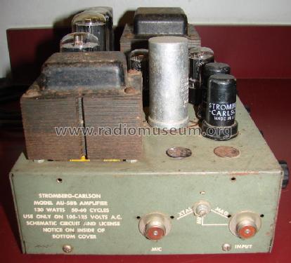 Amplifier AU-58B; Stromberg-Carlson Co (ID = 1463572) Ampl/Mixer