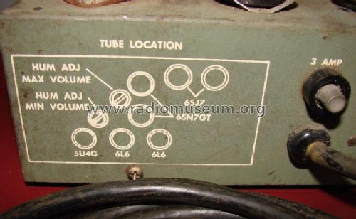 Amplifier AU-58B; Stromberg-Carlson Co (ID = 1463574) Ampl/Mixer