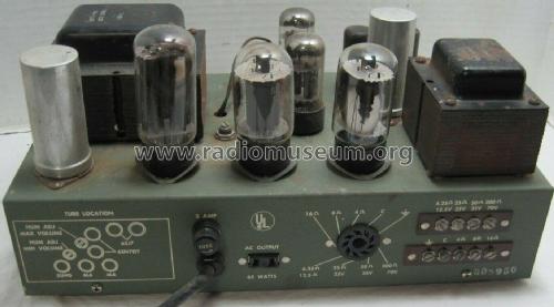 Amplifier AU-58B; Stromberg-Carlson Co (ID = 2754376) Ampl/Mixer