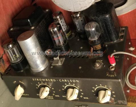Record Amplifier AR-37; Stromberg-Carlson Co (ID = 1752729) Ampl/Mixer