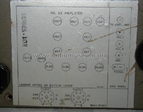 AU35 ; Stromberg-Carlson Co (ID = 159242) Ampl/Mixer