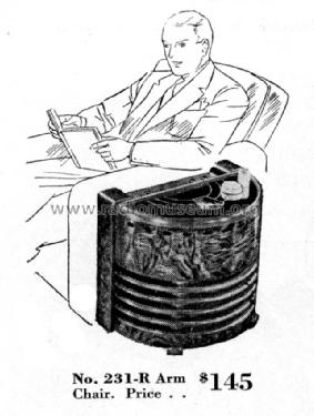 Chairside half round 231-R ; Stromberg-Carlson Co (ID = 1018759) Radio