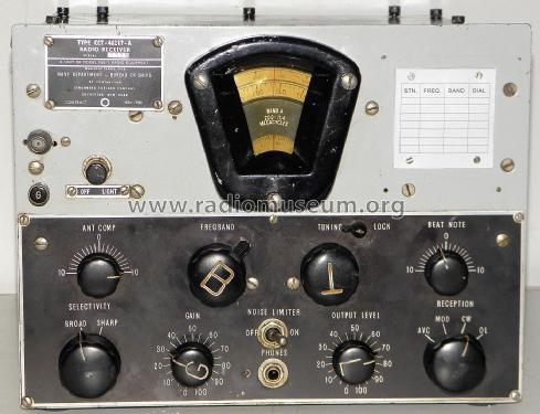 RBS-2 Radio Receiver CCT-46217-A; Stromberg-Carlson Co (ID = 2146285) Mil Re