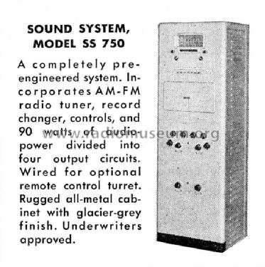 SS 750 ; Stromberg-Carlson Co (ID = 1259533) Radio