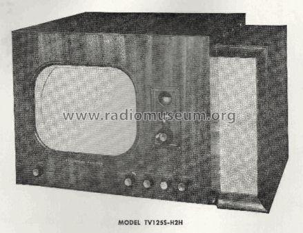 TV-125 - TV-125S-H2H Ch= TV-12 ; Stromberg-Carlson Co (ID = 1286733) Television