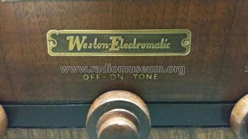 Weston-Electromatic ; Electromatic Mfg. (ID = 2351253) Radio