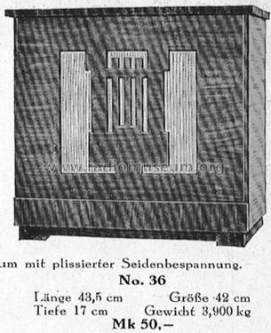Beteco 36; Strumpf GmbH, (ID = 1537749) Speaker-P