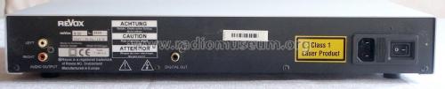 Compact Disc Player REVOX S22; Studer GmbH, Willi (ID = 1886326) Reg-Riprod
