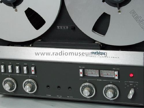 Revox A77 Mk IV CS; Studer GmbH, Willi (ID = 386370) Ton-Bild