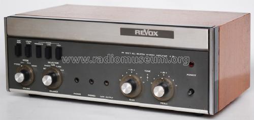 Revox A78; Studer GmbH, Willi (ID = 1609426) Ampl/Mixer