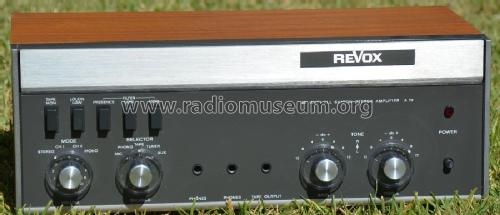 Revox A78; Studer GmbH, Willi (ID = 2032413) Verst/Mix