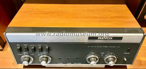 Revox A78; Studer GmbH, Willi (ID = 2720809) Verst/Mix