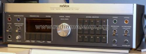 Revox Digital Synthesizer FM Tuner B760; Studer GmbH, Willi (ID = 2346736) Radio