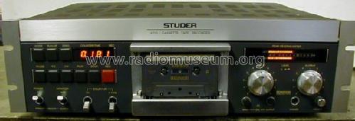 Cassette Tape Recorder A710; Studer-Revox; (ID = 687382) R-Player