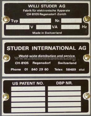 Digital Multichannel Recorder - Digitale Mehrkanaltonbandmaschine D820 MCH; Studer-Revox; (ID = 2148780) R-Player
