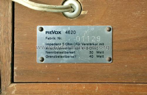 HiFi Box 4620; Studer-Revox; (ID = 1545266) Speaker-P