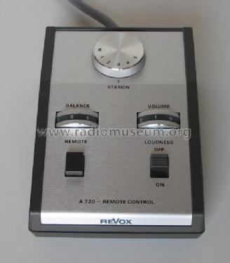 Revox A720; Studer-Revox; (ID = 84002) Radio