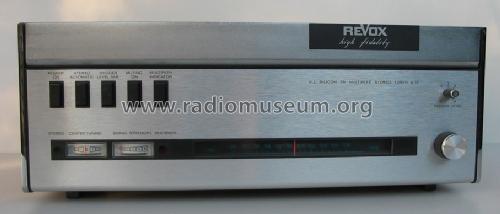 Revox A76; Studer-Revox; (ID = 84134) Radio