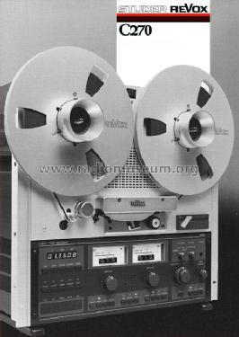 Revox Tape Recorder C270; Studer-Revox; (ID = 542673) R-Player