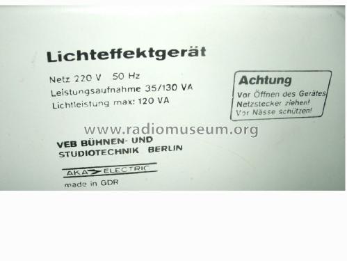 Lichteffektgerät 0060; Studiotechnik Berlin (ID = 1681463) Misc