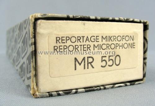 Memocord - Reportage Mikrofon MR 550; Stuzzi Ges. mbH; (ID = 1719689) Microphone/PU