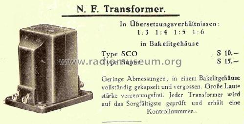 NF - Transformer SCO; Suchestow & Co.; (ID = 822535) Radio part