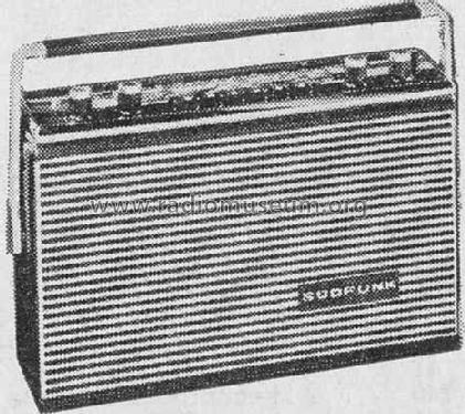 Portable K1011904; Südfunk-Apparatebau, (ID = 443258) Radio