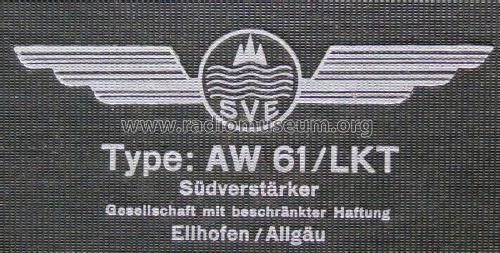Luxussuper AW 61/LKT; Südverstärker GmbH (ID = 2375113) Radio