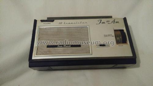 10 Transistor FM AFC AM SM-10 AM/FM ; Sun Mark - American (ID = 2439995) Radio