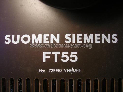 VHF/UHF FT55 73EE10; Suomen Siemens (ID = 1977902) Television