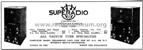 Two-Stage Amplifier A-2; Superadio Corp.; New (ID = 988976) Ampl/Mixer