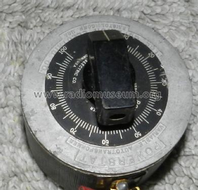 Powerstat Variable Autotransformer 10B; Superior Electric Co (ID = 2685597) Equipment
