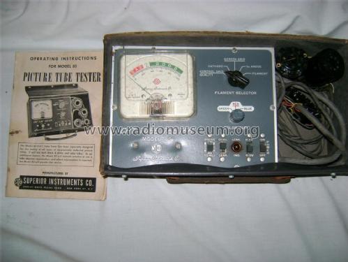 CRT Tube Tester 83; Superior Instruments (ID = 1447477) Ausrüstung