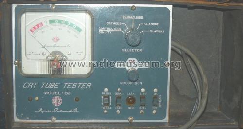CRT Tube Tester 83; Superior Instruments (ID = 1930059) Equipment