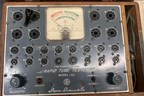 Rapid Tube Tester 82; Superior Instruments (ID = 2772829) Equipment