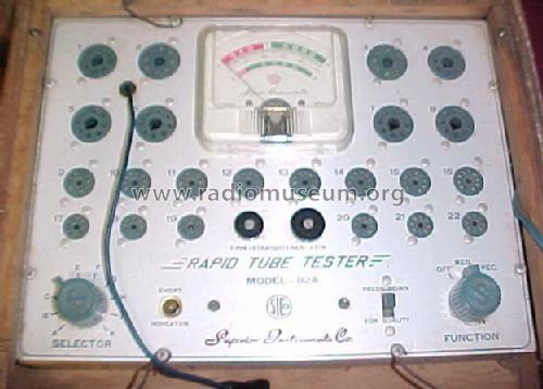 Rapid Tube Tester 82A; Superior Instruments (ID = 1156839) Equipment