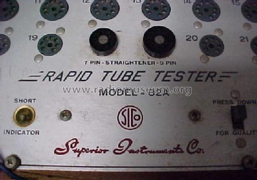 Rapid Tube Tester 82A; Superior Instruments (ID = 1156840) Equipment