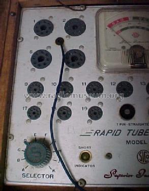 Rapid Tube Tester 82A; Superior Instruments (ID = 1156841) Equipment