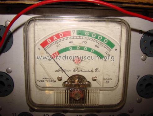 Rapid Tube Tester 82A; Superior Instruments (ID = 1801813) Equipment