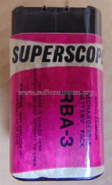 Rechargeable Battery Pack RBA-3; Superscope, Geneva (ID = 2749152) Power-S