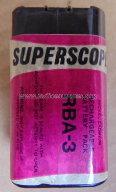 Rechargeable Battery Pack RBA-3; Superscope, Geneva (ID = 2749152) Fuente-Al